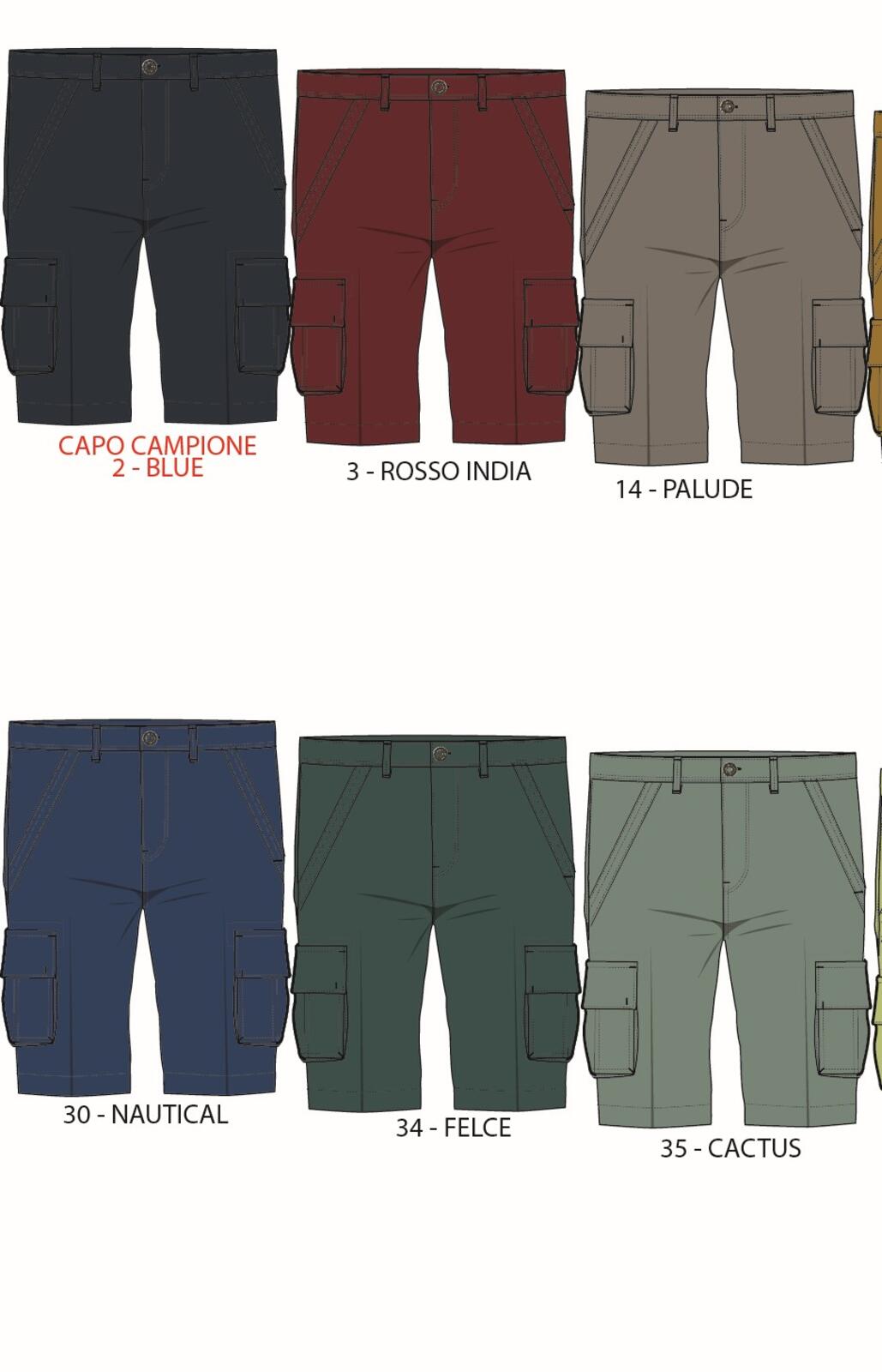 BERMUDA UOMO BECB31 Tellini S.R.L. Velkoobchodní oblečení